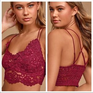 NWT Free People Lace Celine Bralette